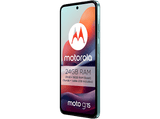 Móvil - Motorola Moto g15, Salt Air, 128 GB, 8 GB RAM, 6.72 LCD, MediaTek Helio G81, Full HD+, Cuero Vegano, 5200 mAh