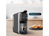 Cafetera de cápsulas - Cecotec FreeStyle Compact, 19 bar, 0.6 l, 1450 W, Plateado/Negro