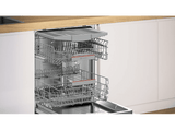 Lavavajillas integrable - Bosch SMV4ECX28E,Serie 4, 14 servicios, 6 programas, 60 cm, Home Connect, Silence Plus, Inox Panelable
