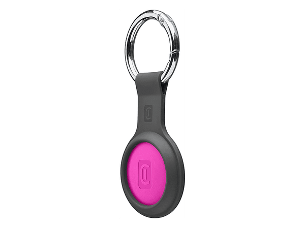Localizador - CellularLine TRACY TAG, Con funda, Con  certificación IP65, Batería de 1 año, Ultrarresistente, Rosa