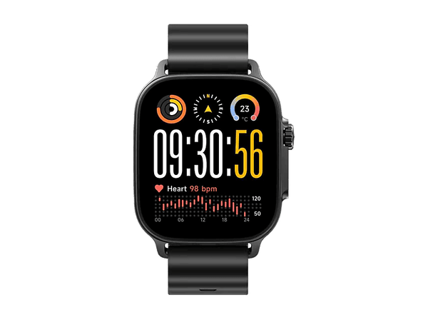 Smartwatch - realme Watch 5, AMOLED 1.97", Autonomía 14 días, NFC, GPS, IP68, Titanium Black