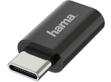 Adaptador micro USB a USB-C - Hama 00200310, USB-C, Micro USB, 480 Mbit/s, Negro