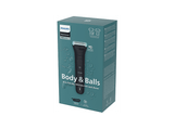 Afeitadora corporal - Philips BG5475/15, 3 Peines-guía bidireccionales (2, 3 o 5 mm), Cepillo de limpieza y Accesorio plegable trasero, 100min, Negro