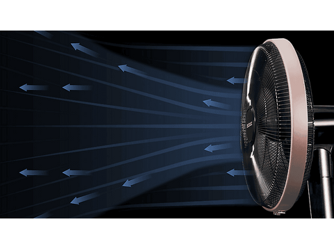 Ventilador de pie - Cecotec EnergySilence 1040 SmartExtreme, 28 W, 10 aspas, 3 velocidades, Modo Turbo, Negro