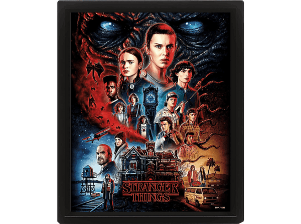 Póster - Stranger Things Temporada 4, 3D