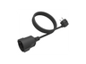 Alargador - ISY IPX-1250-B, 5m, Compatibilidad Universal, Negro