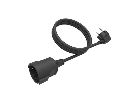 Alargador - ISY IPX-1250-B, 5m, Compatibilidad Universal, Negro