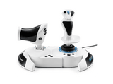 Simulador de Vuelo - Thrustmaster T.Flight Hotas 5 MSFS Special Edition, Para PS5, PS4 y PC, Mando de Potencia y Controlador de Simulación, Blanco
