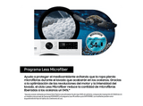 Lavadora secadora - Samsung WD90DG5G34BEEC, 9kg/5kg 1400 rpm, 13 programas, AI Ecobubble™ Clase E/A-10%, fondo reducido, Blanco