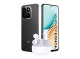Móvil - Honor 400 Smart, Velvet Black, 256GB, 8GB RAM, 6.77 TFT - LCD, Qualcomm® Snapdragon® 685 (6nm), 6500mAh, Incluye Earbuds