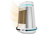 Calefactor - Cecotec ReadyWarm 1550 Max Ceramic Rotate Smart White, 1500 W, 3 modos, 15 m², Oscilante, Termostato regulable, LED, Temporizador, White
