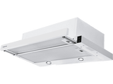 Campana telescópica - Mepamsa Superline 60 V2, 2 Niveles de Ventilación, 380m³/h, 60 cm Ancho, Blanco