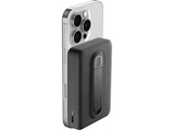 Powerbank - CellularLine Mag Stand, 10000 mAh, 20 W, Carga inalámbrica, USB C, Negro