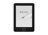 eBook - PEAQ Basic, 6, 4GB, 1024x758 pixels, 16 Niveles de Gris, Incluye Funda Protectora, Negro