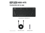 Teclado gaming - Sony INZONE KBD-H75, Disparo rápido, Interruptores magnéticos, TKL, Sondeo 8000 Hz, RGB, PC FPS, Fnatic, US Layout, KBDG900, Negro