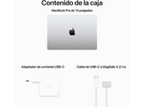 Apple MacBook Pro (2023) MRX63Y/A, 14,2, Chip M3 Max, CPU de 14 núcleos, GPU de 30 núcleos, 96 GB RAM, 2TB de SSD, USB-C de 96W, macOS, Plata