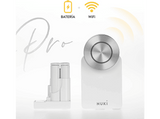 Cerradura electrónica - Nuki Smart Lock Pro(4.ª generación), Wifi, Con batería, Amazon Alexa, Google Home o Apple, Blanco