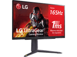 Monitor gaming - LG 27GR75Q, 27, QHD, 1 ms, 50 - 60 Hz, HDMI x2, DisplayPort 1.4, Negro