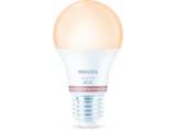 Bombilla inteligente - Philips PHI WFB 60W A60 E27 827-65 TW 2PF/6, Tonos blancos, Pack 2, 806 lúmenes, Blanco