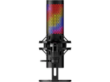 Micrófono - HYPERX QuadCast 2 S, USB, Sensor para silenciar, Indicadores LED, Negro