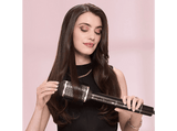 Moldeador - Bellissima Prodigy 4 en 1, Tecnología Ion Ceramic Hi-Pro, 3 Temperaturas, Aire Frío, Tecnología Coanda, Negro/Mate Dorado