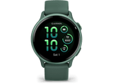 Reloj deportivo - Garmin vívoactive® 6, Verde, Silicona, 20mm, 8 GB, 1.2 AMOLED, Autonomía hasta 11 días