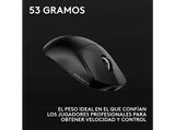 Ratón gaming - Logitech G Pro X Superlight 2C, Inalámbrico, 44.000ppp, Bluetooth-Lightspeed, Interruptores, PC-Mac, Botones personalizables, Negro