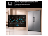 Frigorífico una puerta - Samsung RR40H39GETEF, No frost, 185.8 cm, 387 l, Inox