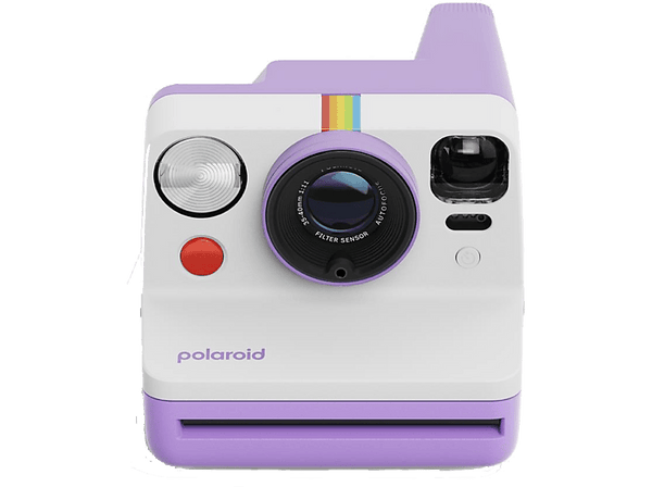 Cámara instantánea - Polaroid Now Generation 3, Temporizador automático, Flash preciso, Morado