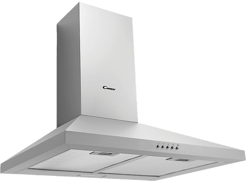Campana de pared - Candy CCE116/1XGG, 3 velocidades, 285 m³/h, 60 cm, Inox