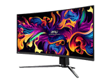 Monitor gaming - MSI MPG 341CQPX QD-OLED, 34.18 UWQHD, 240 Hz, 0.03 ms GTG, OLED, Curvo, G-Sync Compatible, DisplayHDR True Black 400, Negro