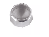 Cafetera tradicional - Jata  Cca3, Aluminio, 3 Tazas, Apto para Vitro, Gas y Eléctrica, Asa Ergonómica, Plata