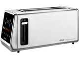 Tostadora - Ufesa OneTouch Duo Plus, 1450 W, 2 Ranuras Largas Extra Anchas XL, 6 Niveles de tostado, Descongelar, Inox