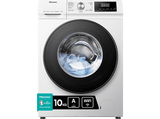 Lavadora carga frontal - Hisense WFQA1014EVJMW, 10 kg, 1400 rpm, Inverter, 15 programas, WiFi, Blanco
