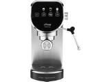 Cafetera express - Ufesa Sienna, 20 bar, 1360 W, Capacidad Depósito 0.9 l, 2 Tazas, Vaporizador orientable, Inox