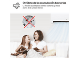 Aire acondicionado Split 1 x 1 - LG PLUSWF12Z.SET, 3010 fg/h, Wi-Fi, kW Manager, Gold Fin™ Blanco