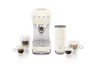 Cafetera express - Smeg ECF12CREU, 15 bar, 1350 W, 2 Tazas, Incluye Espumador de leche, Sistema de calentamiento Thermoblock, Crema