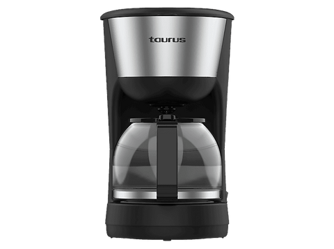 Cafetera de goteo - Taurus Verona 12 Inox, 1000 W, 1250 ml, 12 tazas, Inox