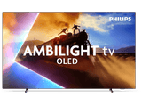 TV LED 55 - Philips Ambilight 55OLED770/12, UHD 4K, Philips P5, Smart TV, Dolby Atmos; DTS:X, Negro