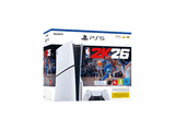 Consola - Sony PS5 Slim Standard, 1 TB SSD, 4K, 1 mando, Chasis D, Blanco + Código de descarga de juego NBA 2K26