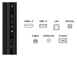 TV QLED 50 - TCL 50P7K, UHD 4K, AiPQ Processor, Smart TV, DVB-T2, 60 Hz, Pantalla HVA, Dolby Atmos, Negro
