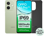Móvil - OPPO A5 Pro, 5G, Olive Green, 256 GB, 8 GB RAM, 6.67 LCD, Mediatek Dimensity 6300, 5800 mAh