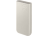 Powerbank - Samsung EB-P4520XUEGEU, Batería externa, 20000 mAh, USB Tipo C, 3 puertos, Carga rápida Beige