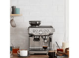 Cafetera superautomática - Sage SES875BSS2EEU1A Barista, 15 bar, 1850 W, 2 tazas, Sistema ThermoJet, Inox