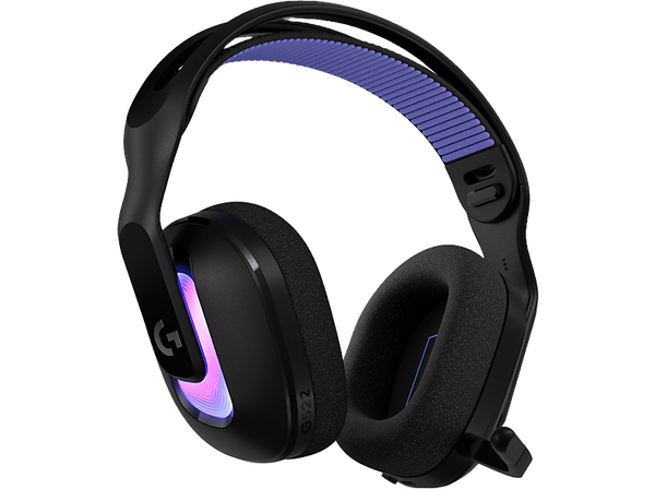 Auriculares gaming - Logitech G G522, RGB, Personalizable, Lightspeed/Bluetooth/USB, Micrófono extraíble, Transductores ProG, PC/Mac/PS5, Negro