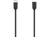 Cable USB-C - Hama 00200782, USB-C macho - USB-C hembra, 5 Gbit/s, 0.5 m, Negro