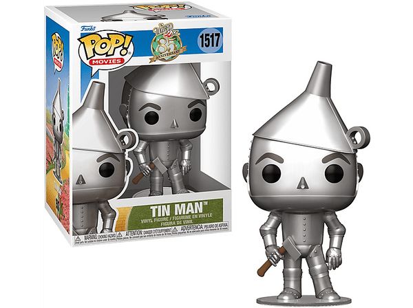 Figura Funko Pop! - Movies: El Mago de Oz 85 Aniversario - Hombre de Hojalata (Tin Man), Vinilo, 9 cm