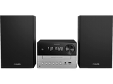 Microcadena - PHILIPS TAM3205M2/12, FM, CD, USB, Entrada de audio, 20W, Altavoces Bass Reflex, Bluetooth 5.4, Negro