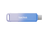 Memoria USB 128GB - Sandisk Creator Phone Drive, USB-C y Lighning, Para iPhone, Hasta 90MB/s de lectura, Azul