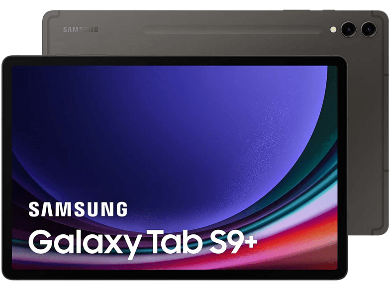 Tablet - Samsung Galaxy Tab S9 Plus Wifi, 256GB, 12GB RAM, Gris, 12.4, Snapdragon 8 Gen 2, Android 13